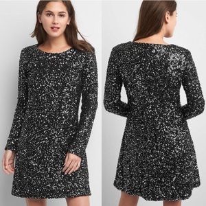 Gap Long Sleeve Sequin Dress XL